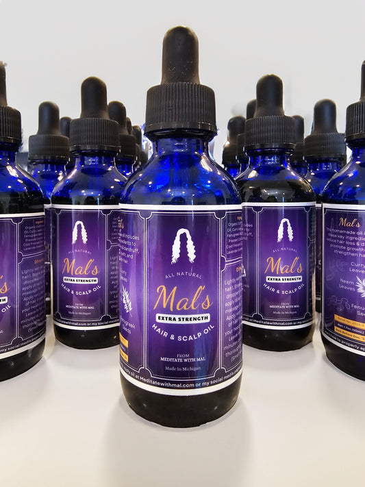 Mal's EXTRA STRENGTH Hair & Scalp Oil